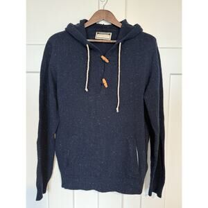 Virgin Poet's Society Urban Outfitters Men's Wool Blend Pullover Sweater Navy